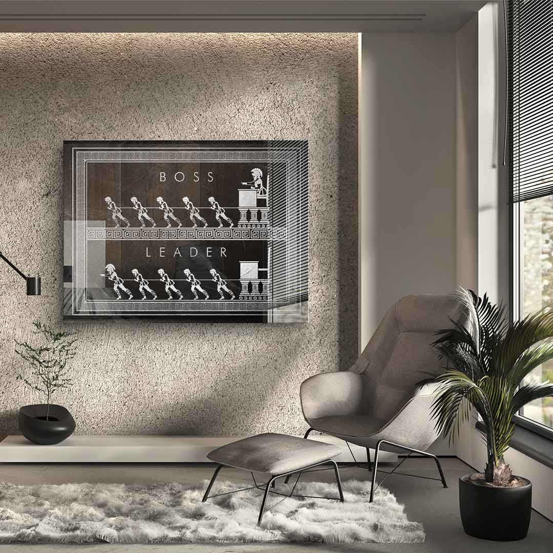 Be a leader - Acrylic glass