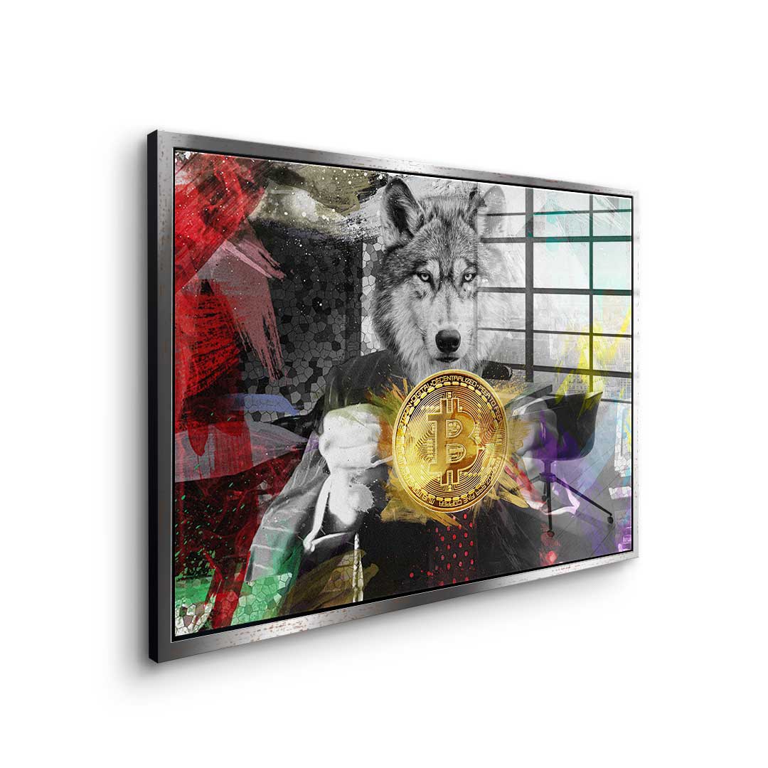 Bitcoin Wolf - Acrylic glass