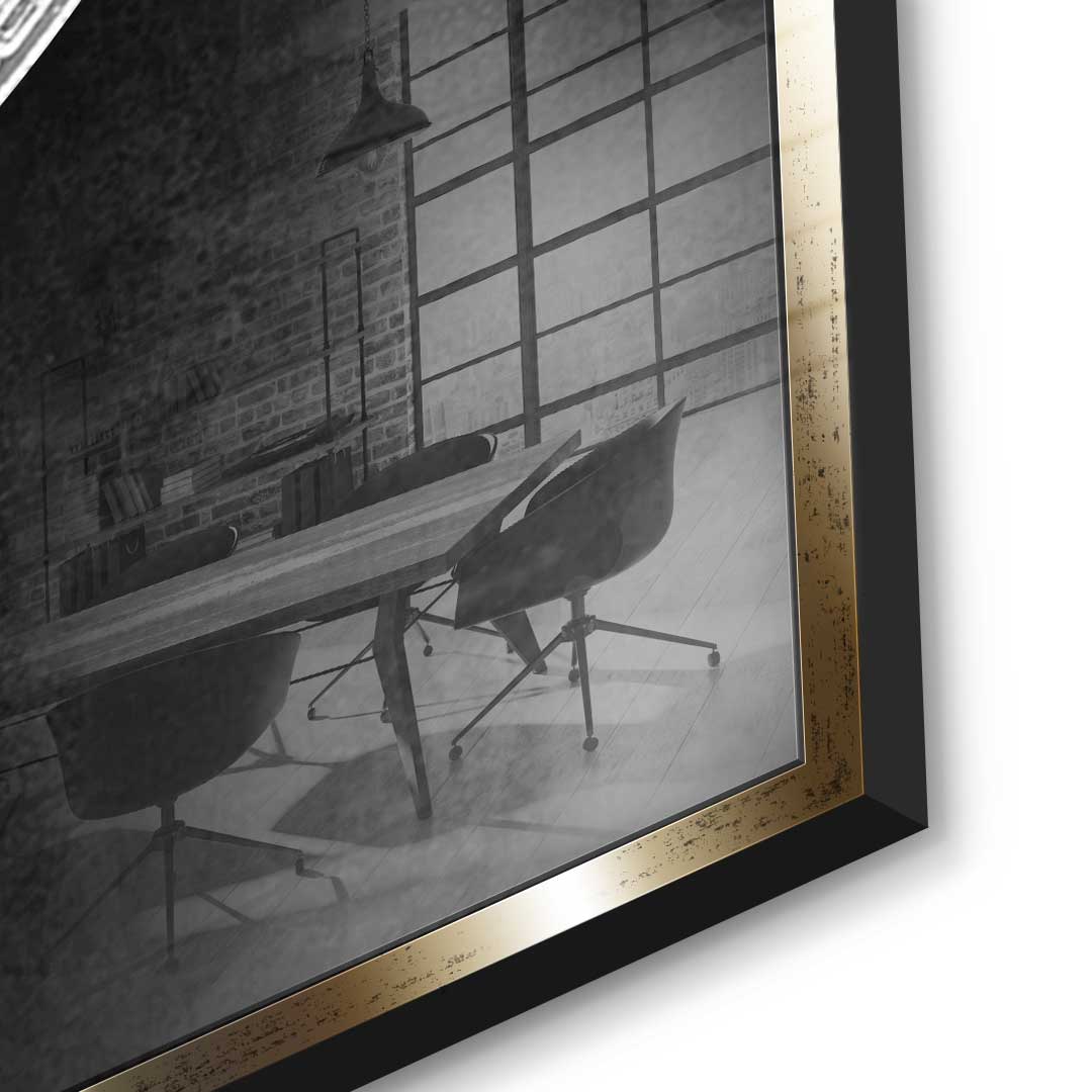 Black Bitcoin - Acrylic glass