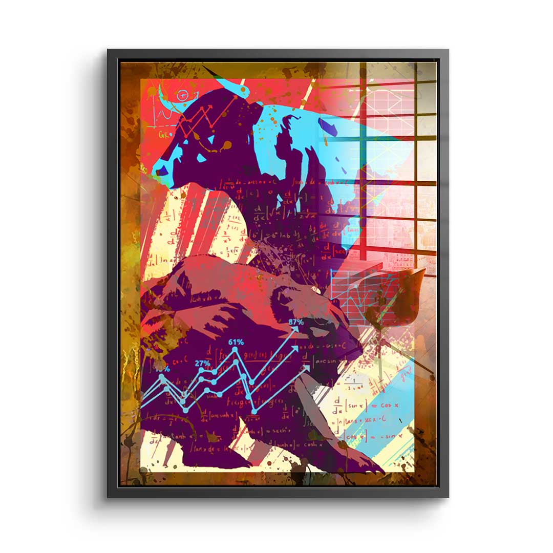 Bull & Bear - Acrylic glass