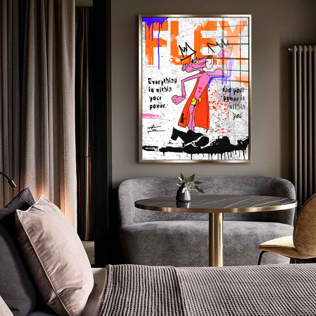 Flexible acrylic glass