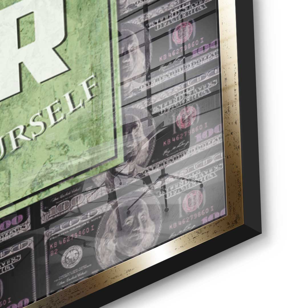 Hustle Longer - Acrylic glass