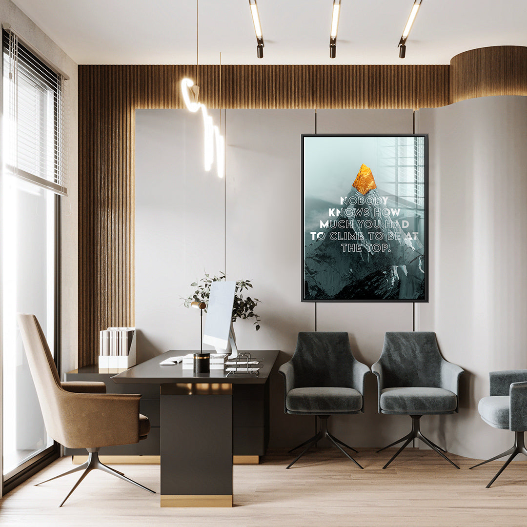 Be at the Top - Acrylic glass