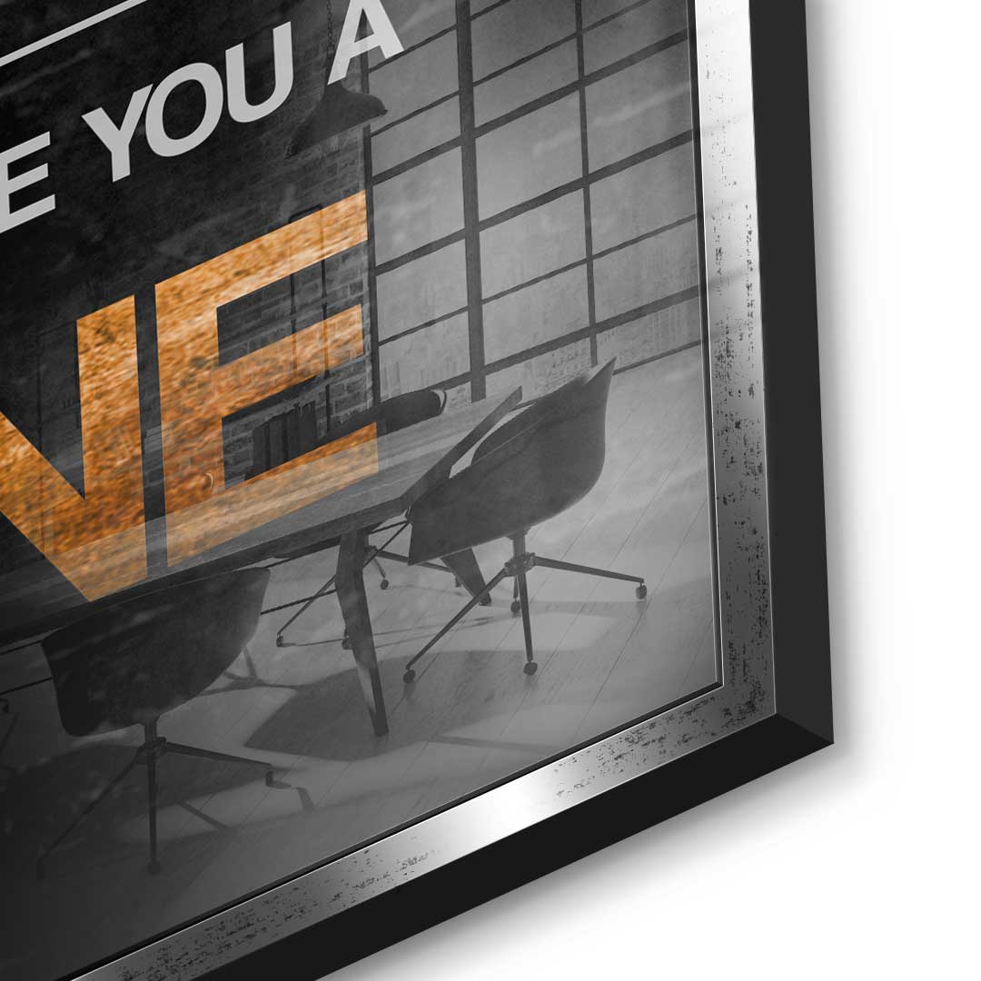 Formal Education vs. Self Education - Acrylic Glass