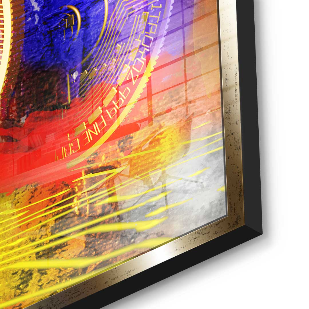 Multiple Bitcoin - Acrylic glass