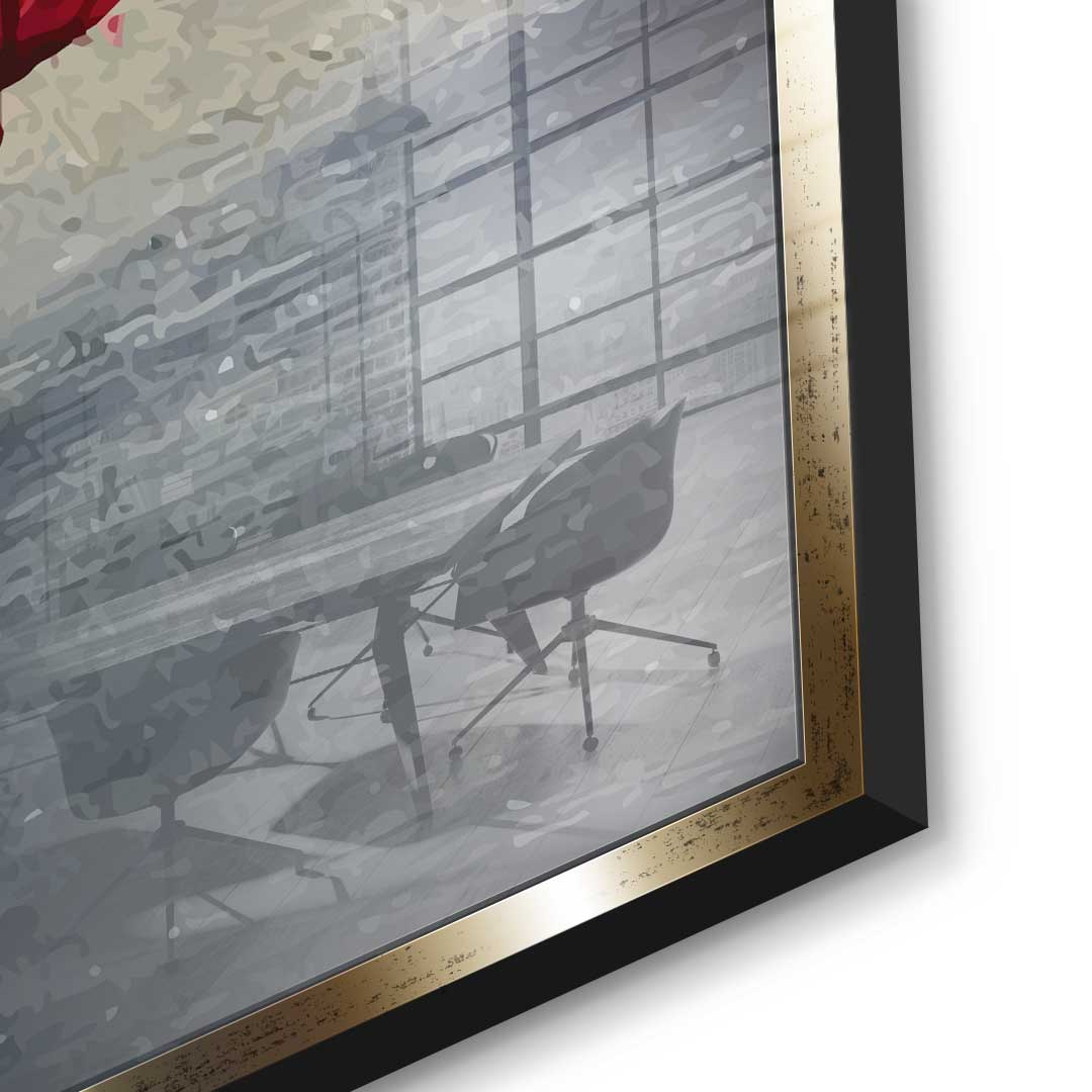 Lips X Roses - Acrylic Glass