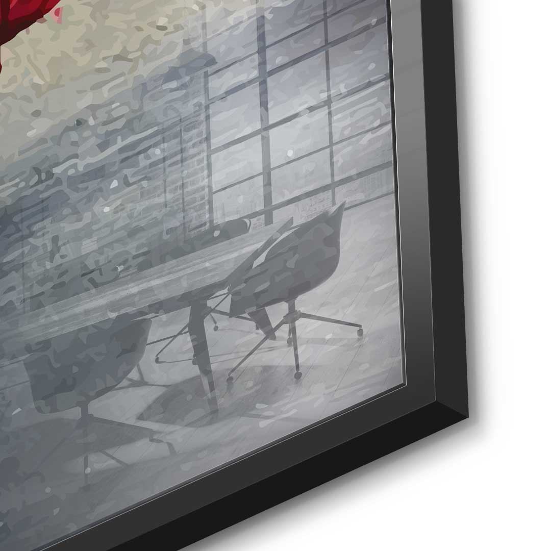 Lips X Roses - Acrylic Glass