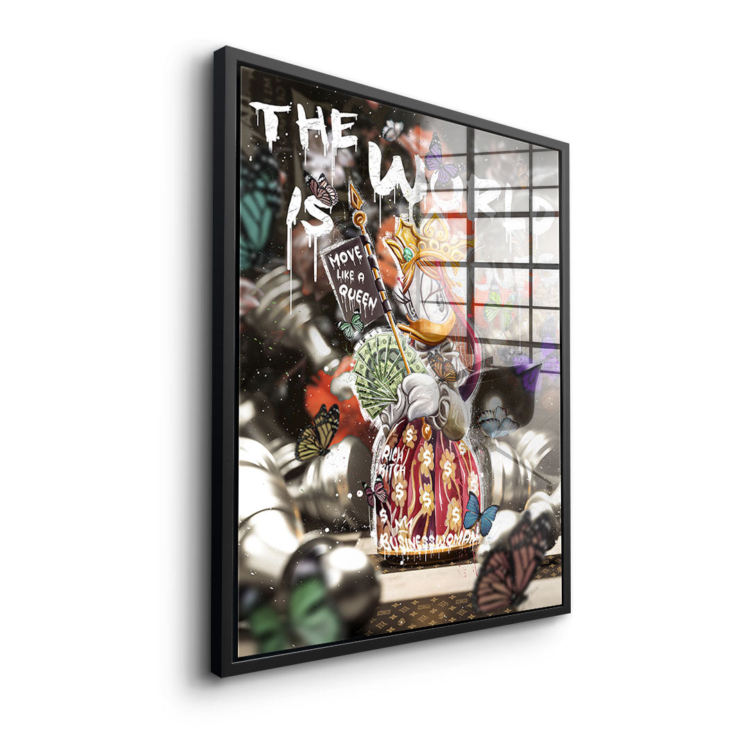 The world is yours - Acrylglas