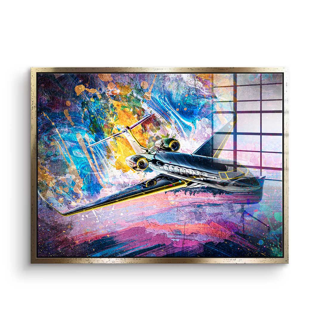 Private Jet - Acrylglas