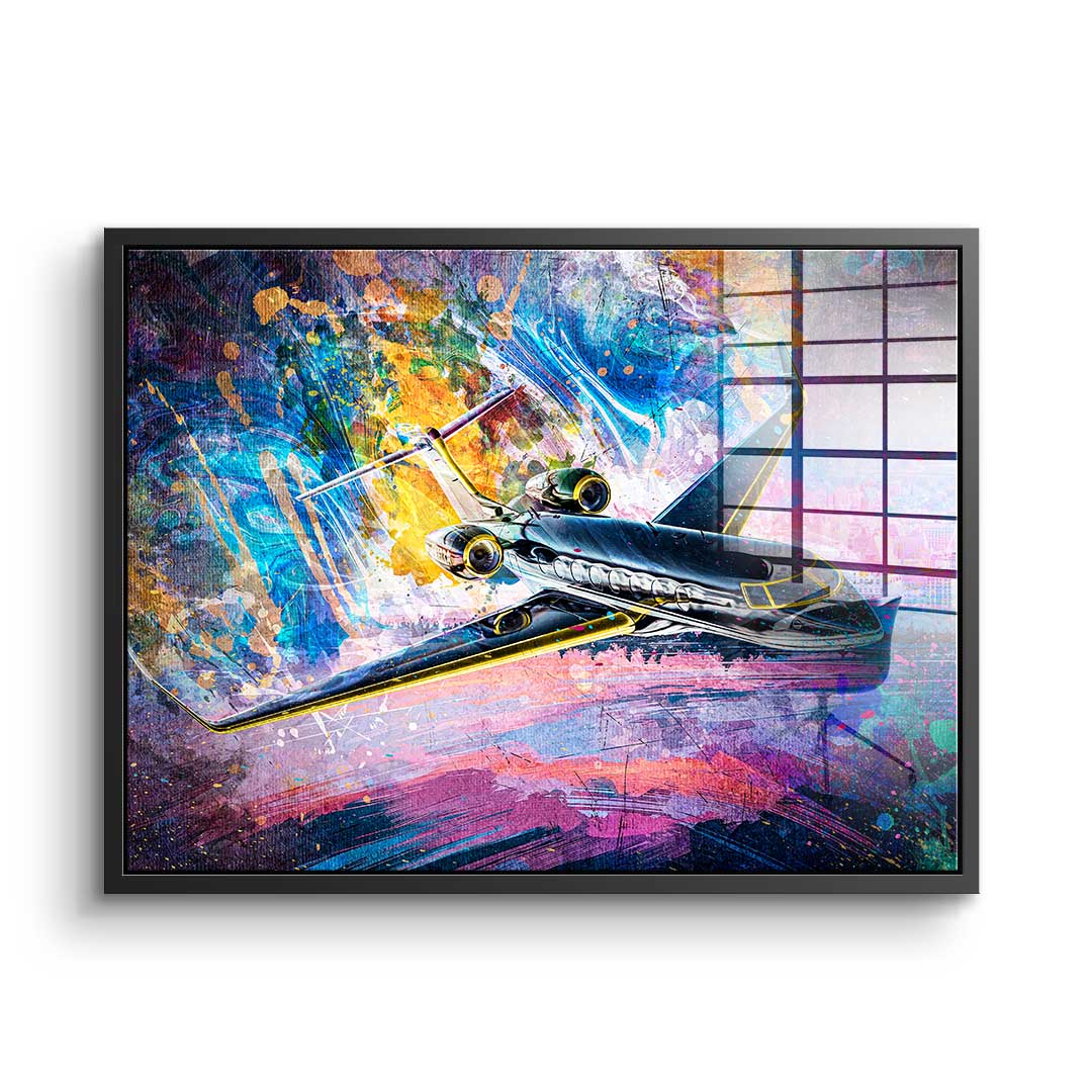 Private Jet - Acrylglas
