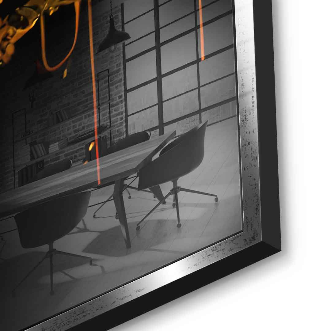 Raw Bitcoin - Acrylglas