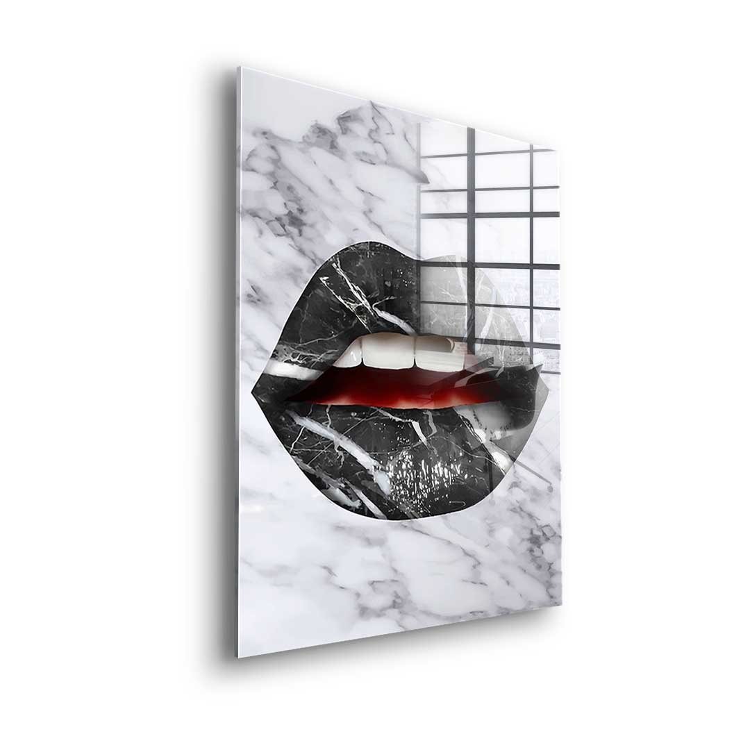 Lips X Marble - Acrylic glass