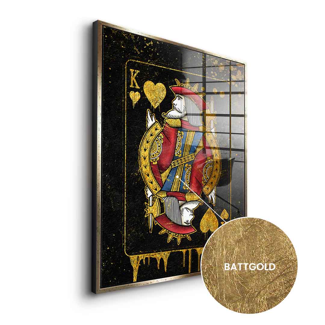 King Card - Blattgold