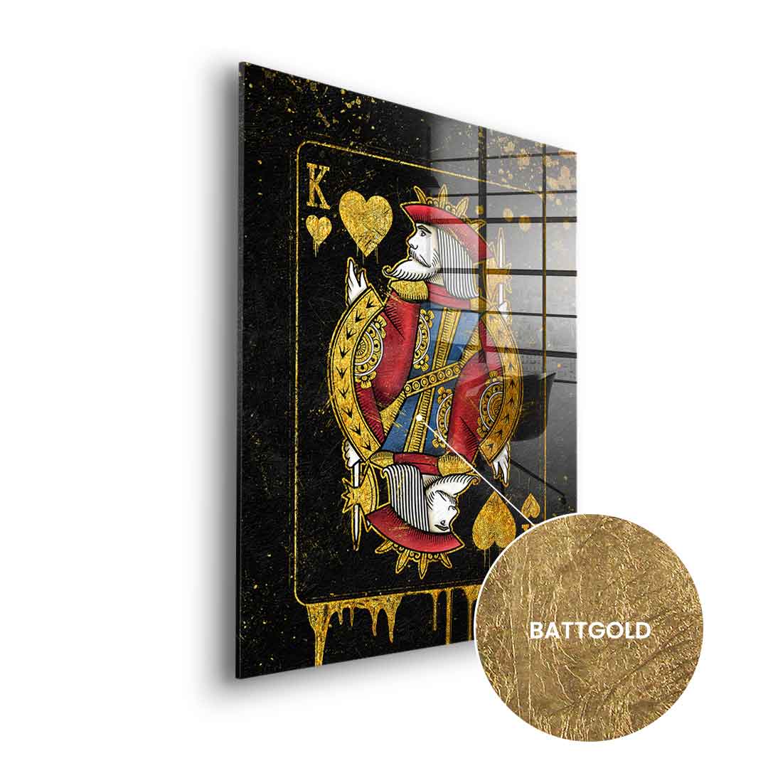 King Card - Blattgold