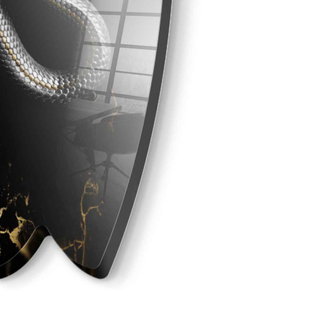 Surfboard Luxury Snake - Blattgold
