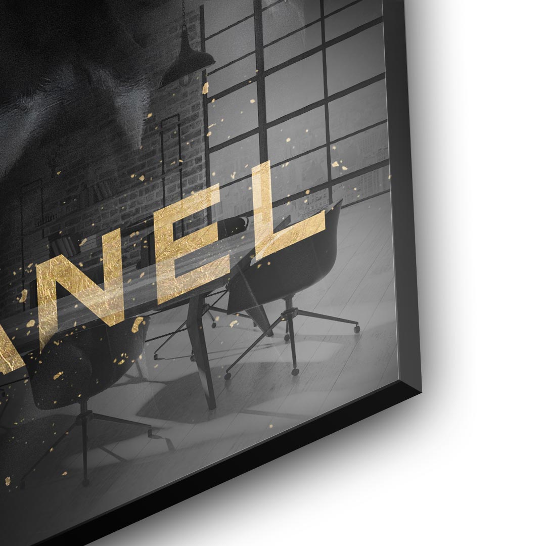 Three Luxury Dogs - Blattgold