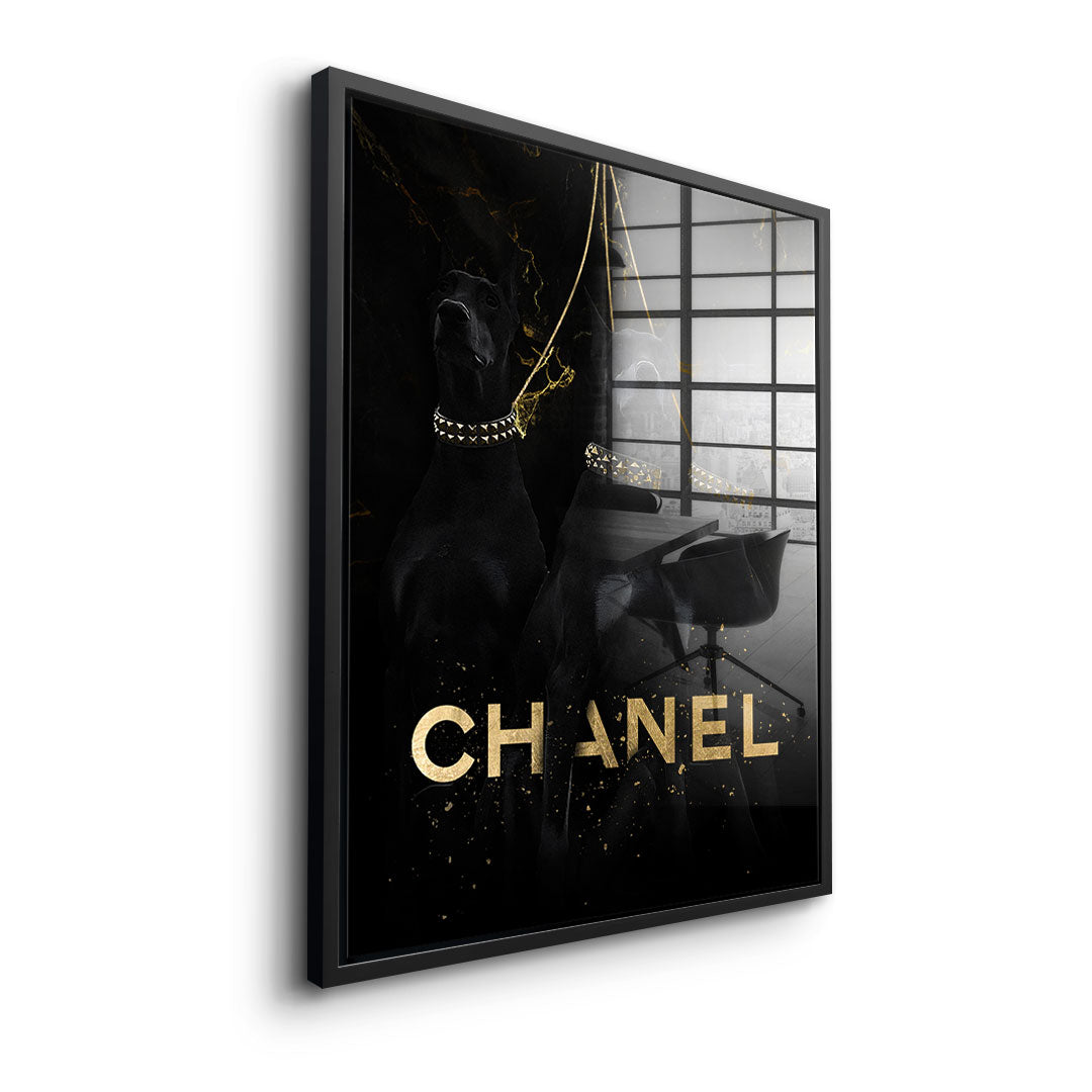 Three Luxury Dogs - Blattgold