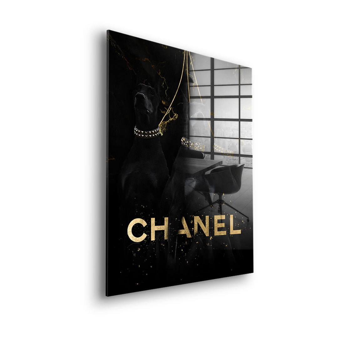 Three Luxury Dogs - Blattgold