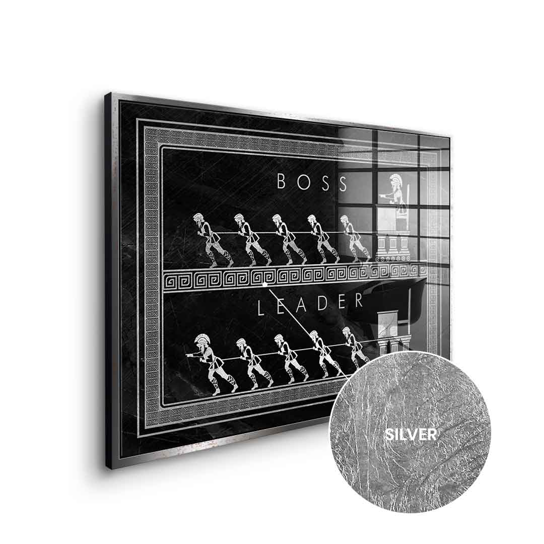 Sei ein Leader - Blattsilber