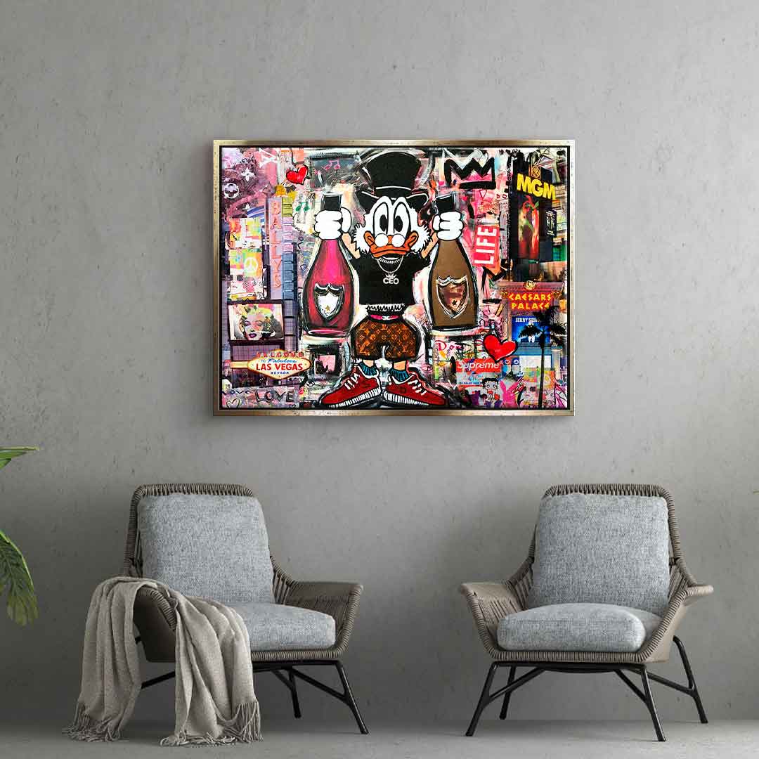 Scrooge McDuck in Las Vegas