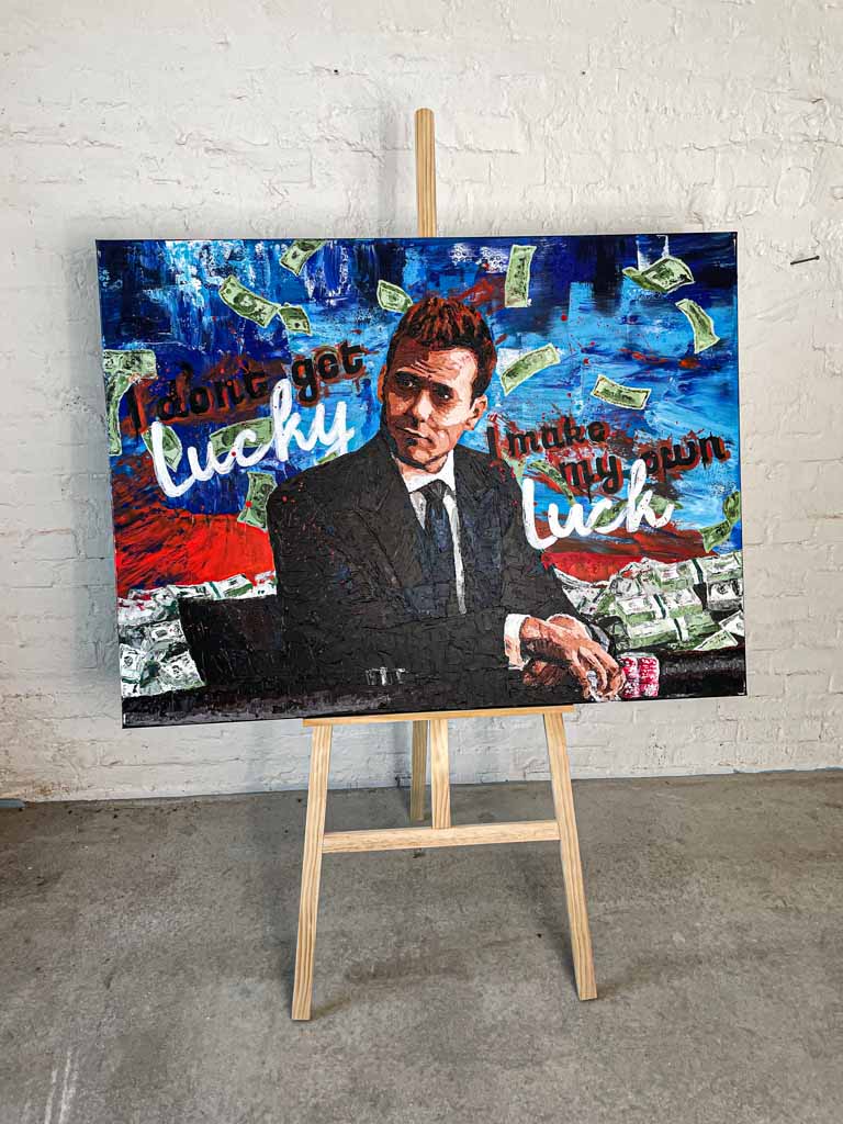 I dont get lucky, i make my own luck | Gemälde