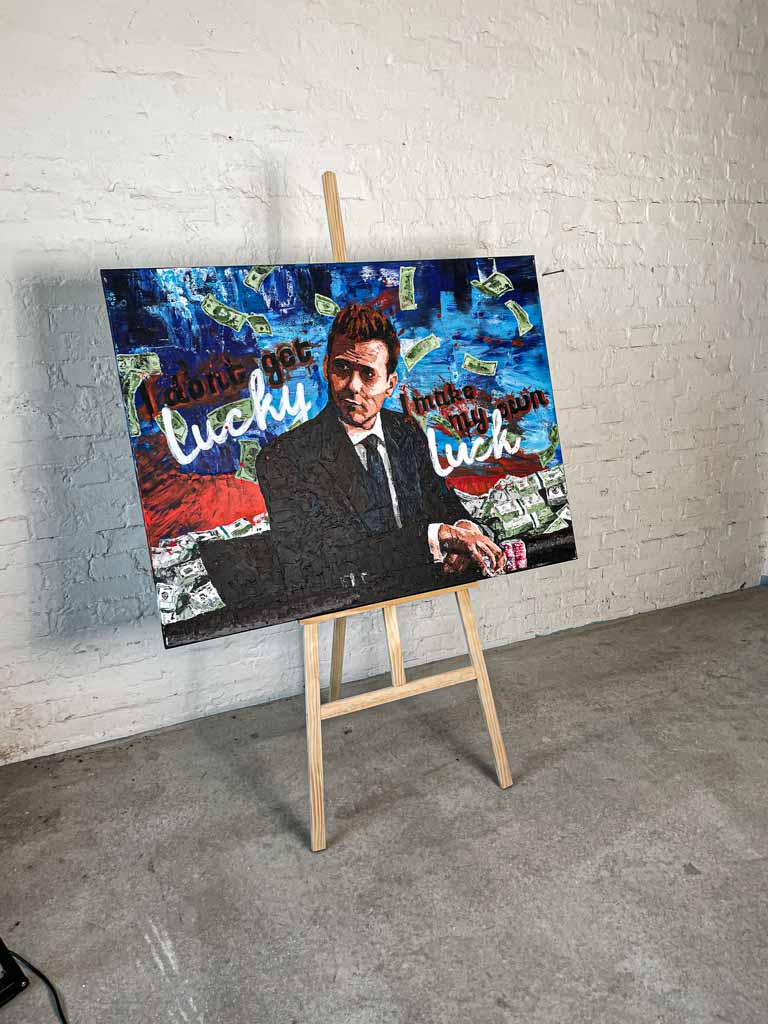 I dont get lucky, i make my own luck | Gemälde