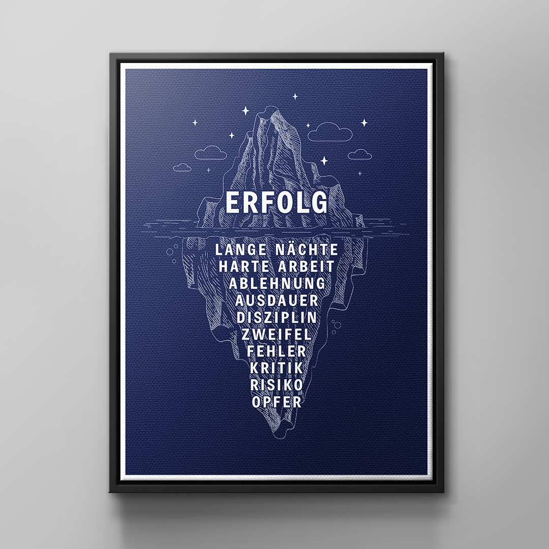 Eisberg des Erfolges #infografik