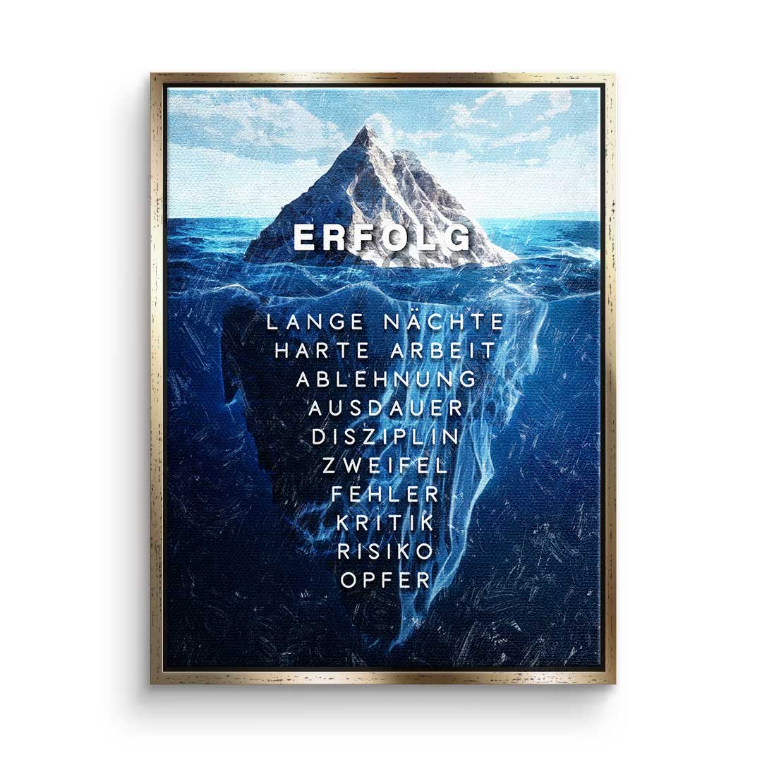 Eisberg des Erfolgs