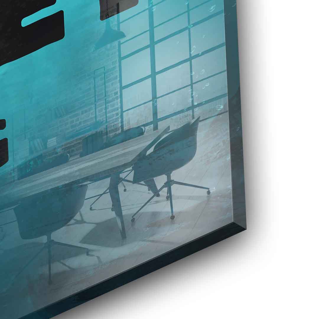 Mindset is everything #Goldfisch - Acrylglas