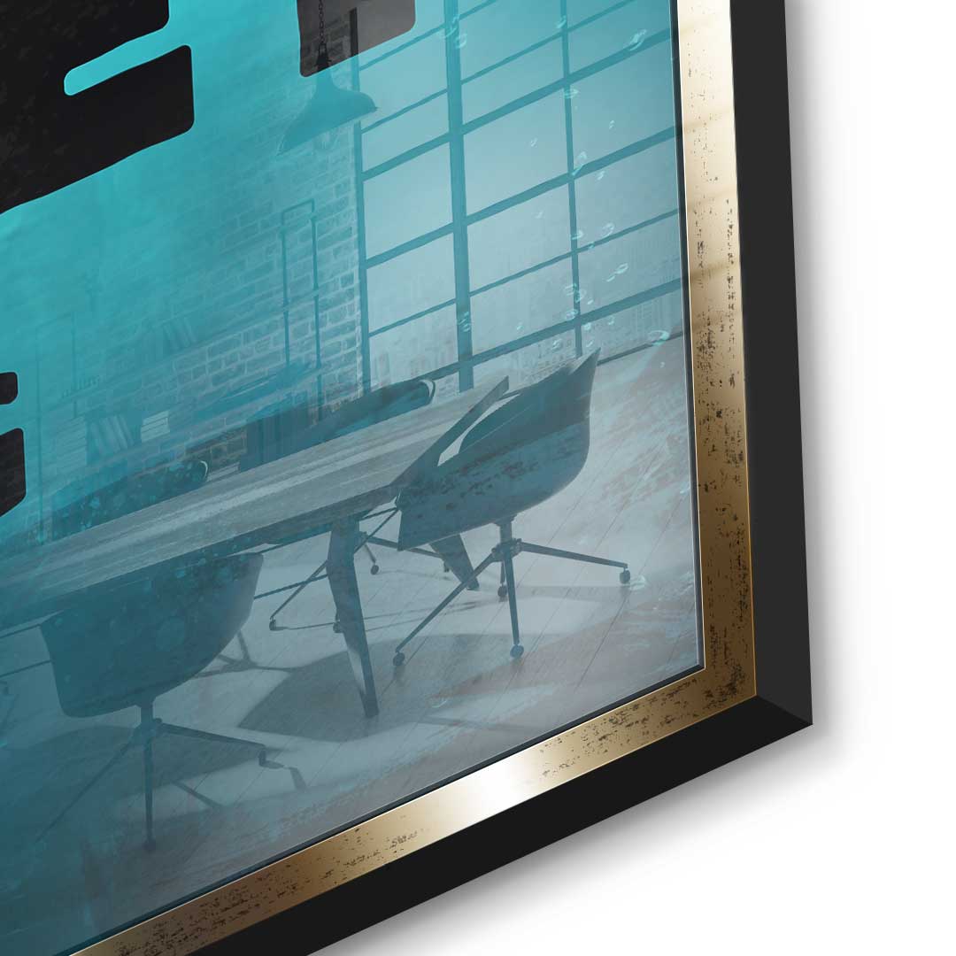 Mindset is everything #Goldfisch - Acrylglas