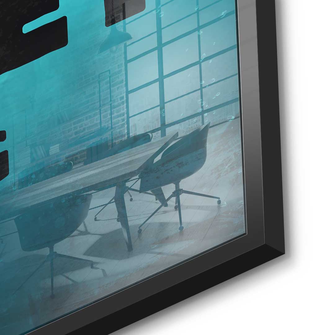 Mindset is everything #Goldfisch - Acrylglas