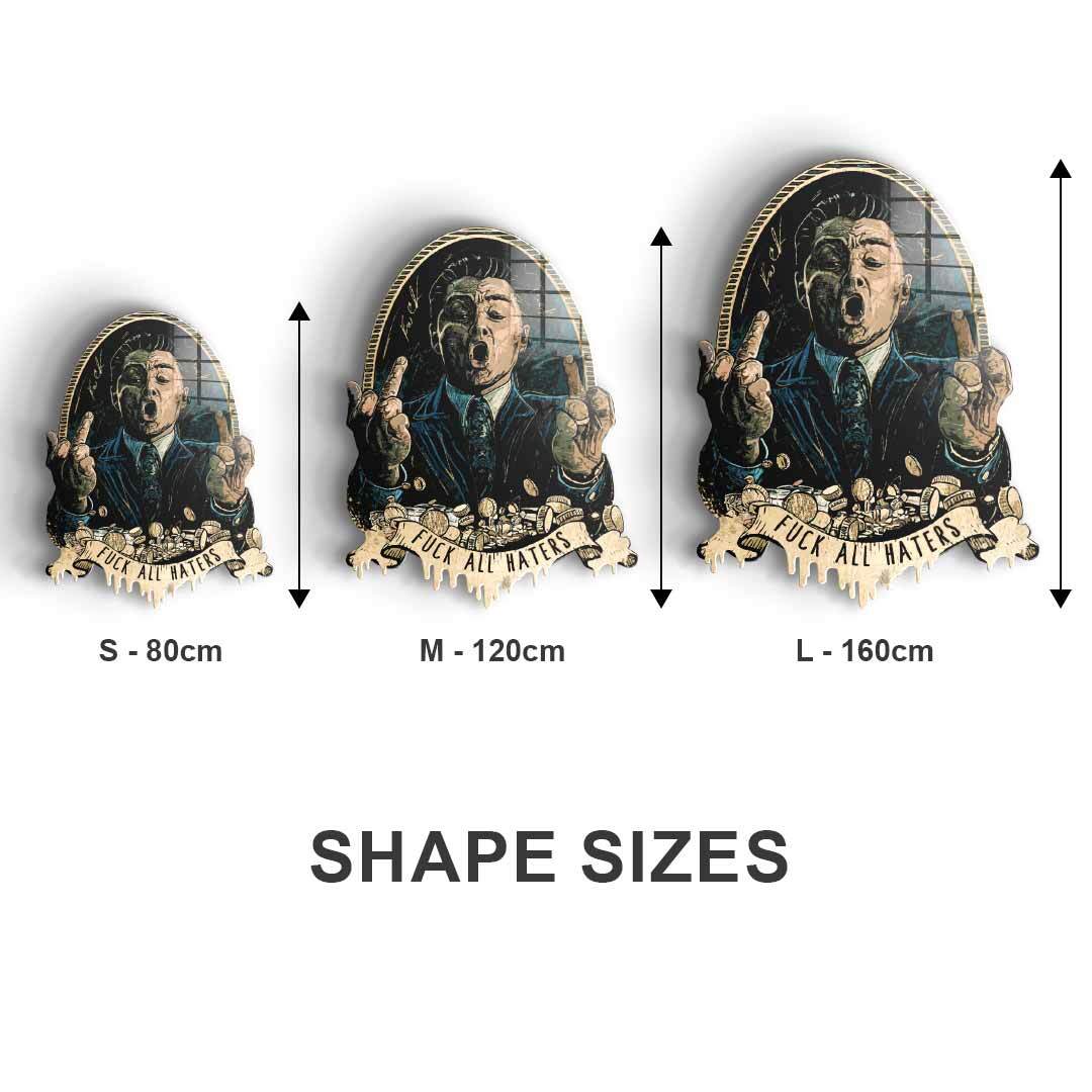 Wandskulptur Royal American Canvas - Acrylglas