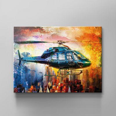 Wandbild helikopter Poster Der Heli