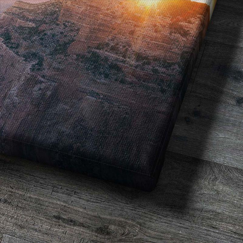 Wandbild sonnenuntergang fliegender Löwe no limit mindset