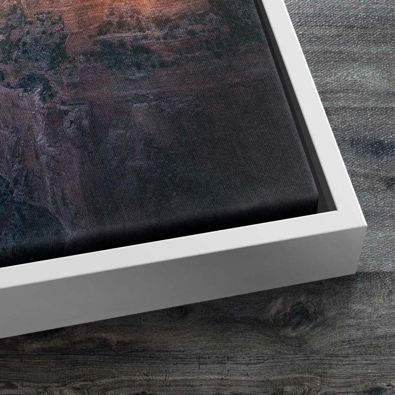 Wandbild sonnenuntergang fliegender Löwe no limit mindset