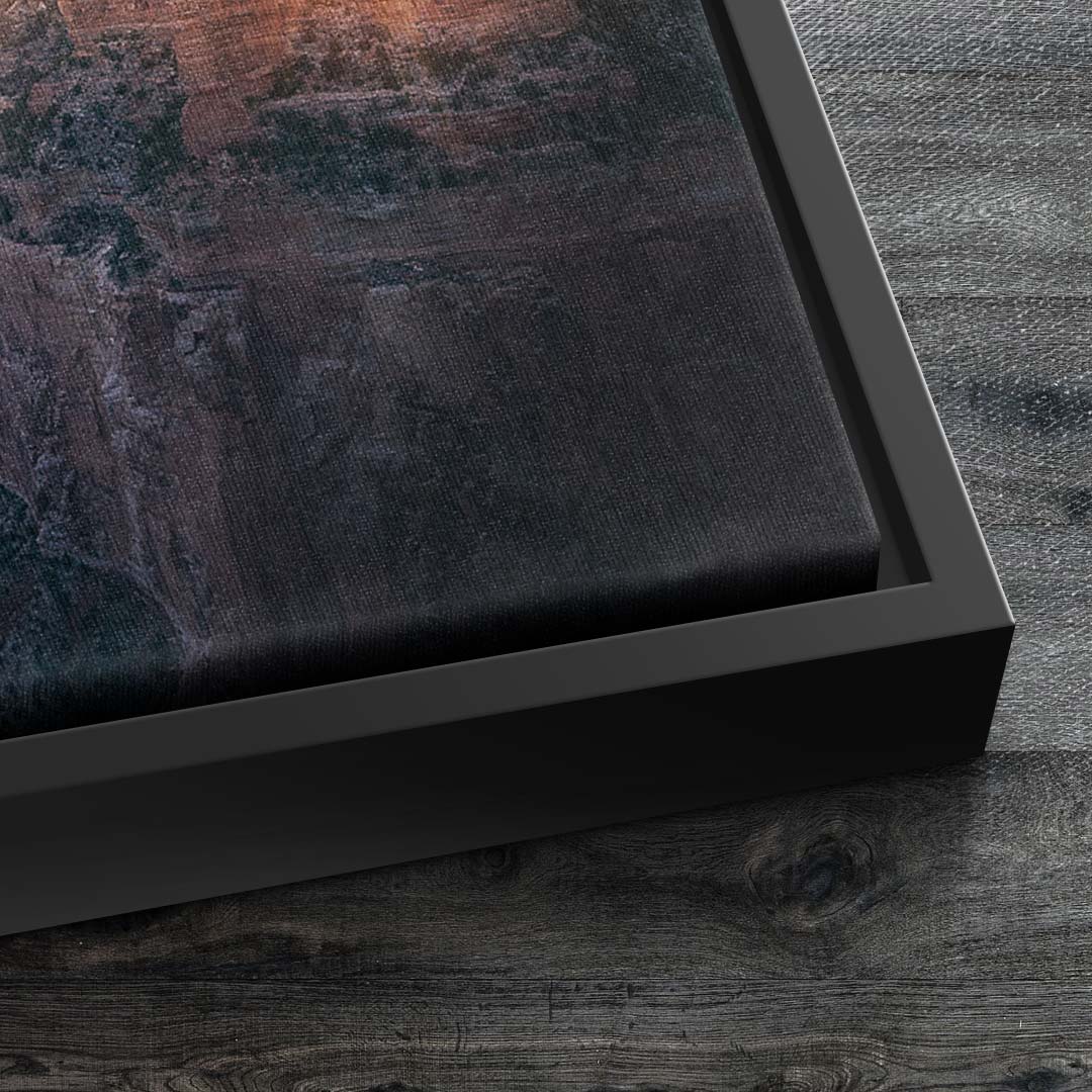 Wandbild sonnenuntergang fliegender Löwe no limit mindset