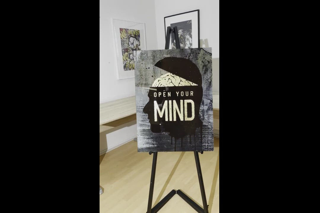Load video: OPEN YOUR MIND - GOLD LEAF