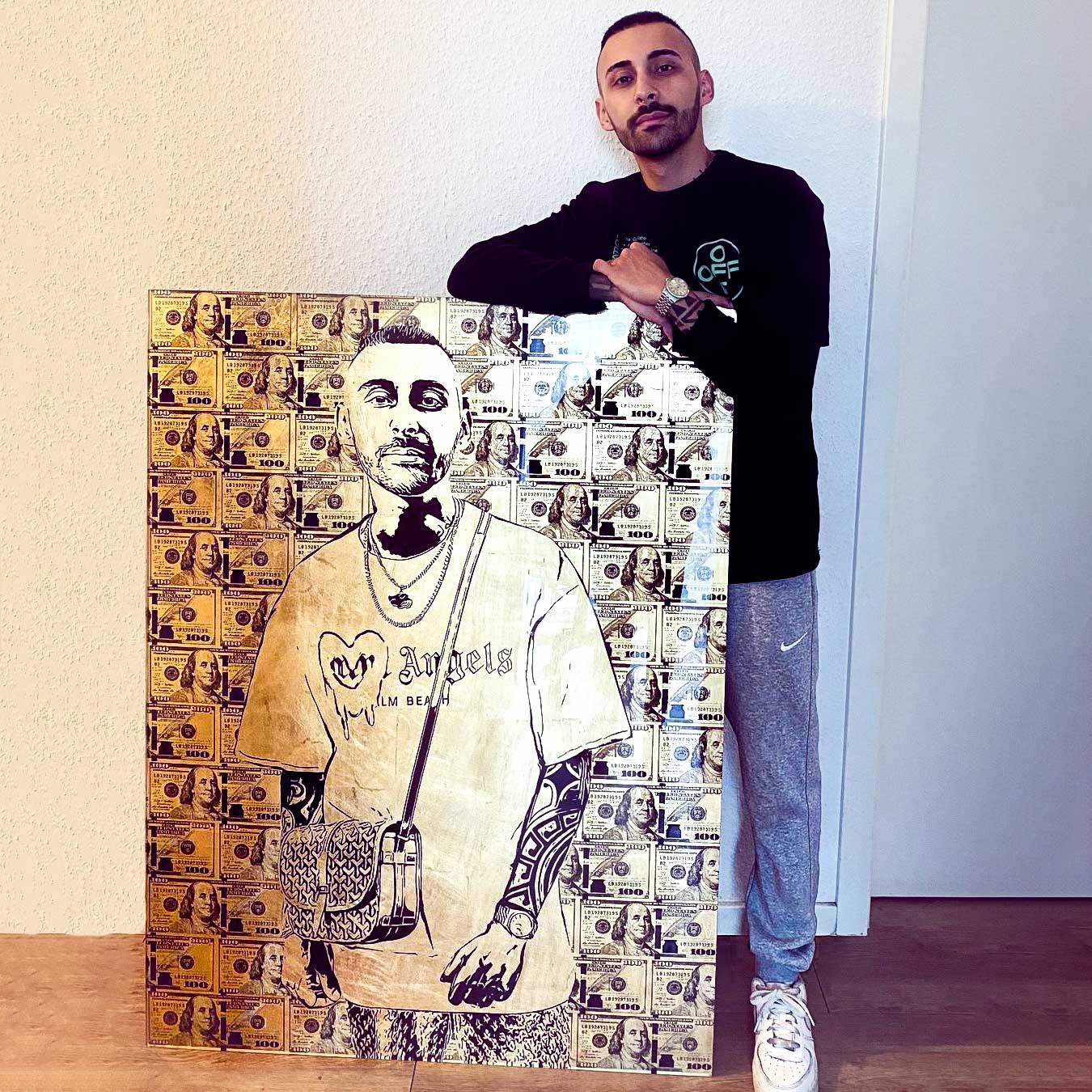 GOLD MONEY PORTRAIT - customizable