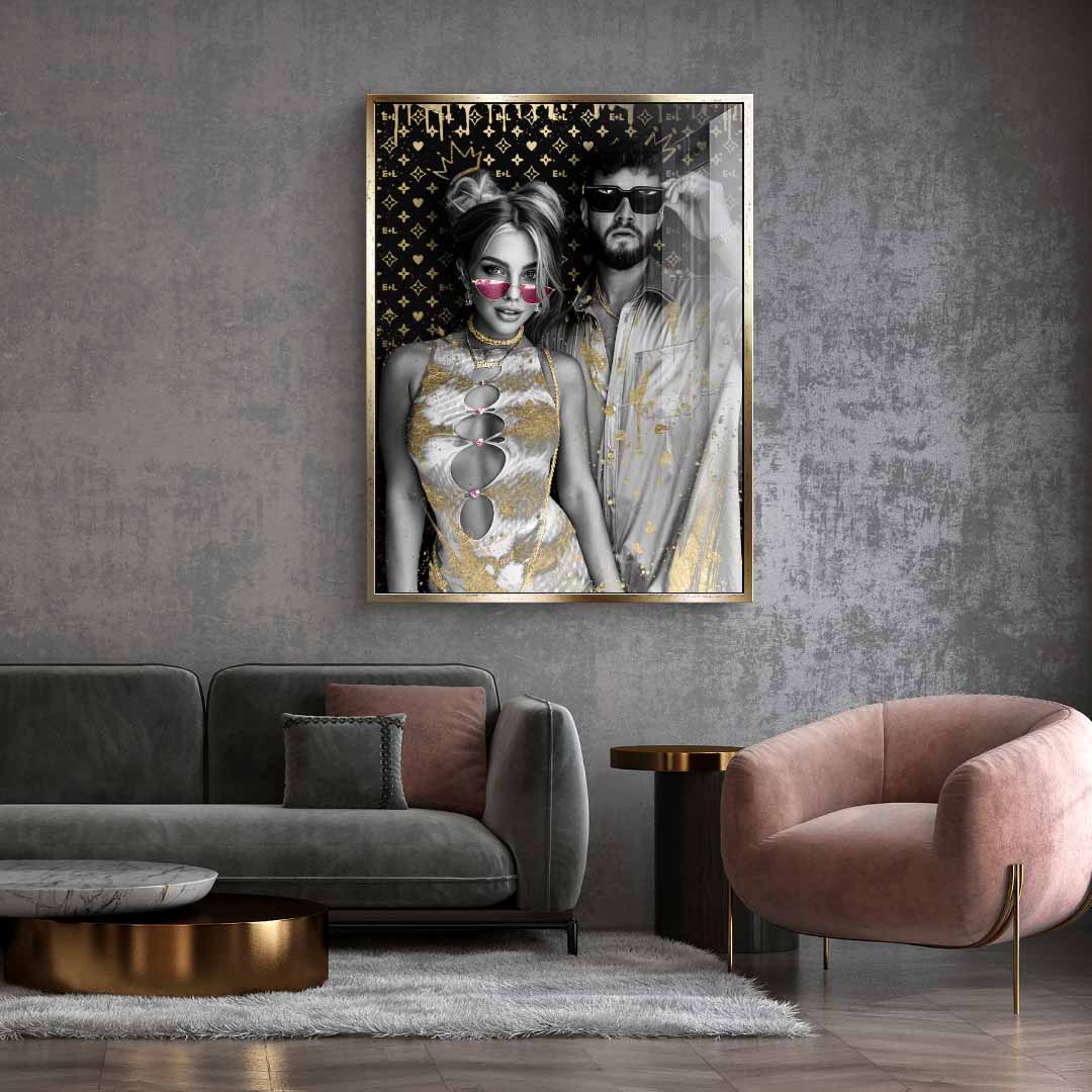 Unikat - Couple Editable Art - Blattgold